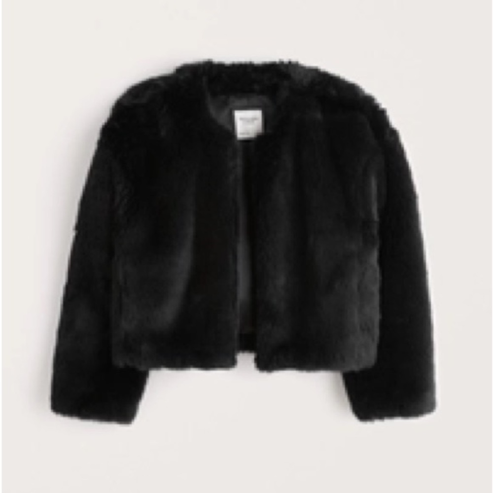Black Faux Fur Jacket